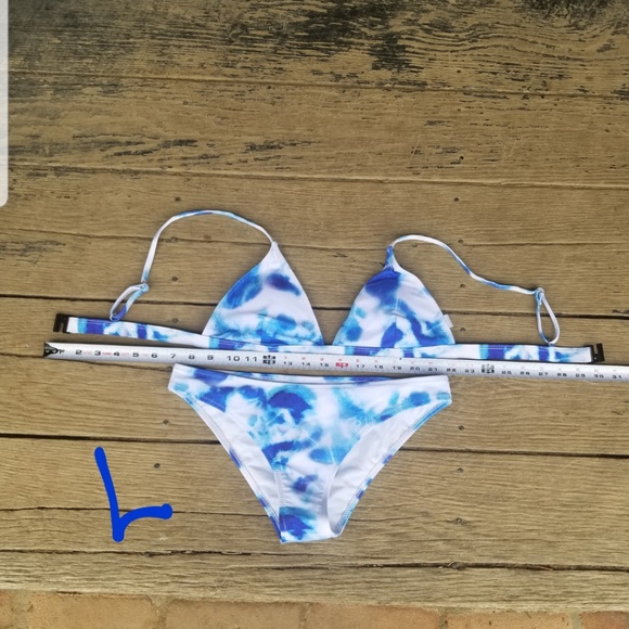TIE DYE CUTE BLUE BIKINI - Picture 8 of 8